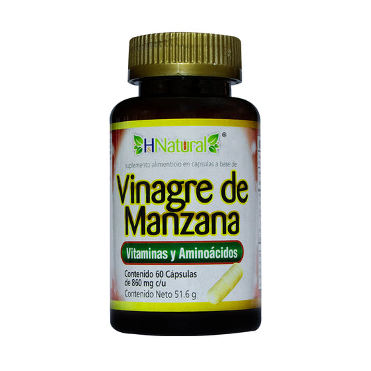 VINAGRE DE MANZANA 60 Cápsulas de 860 Mg c/u