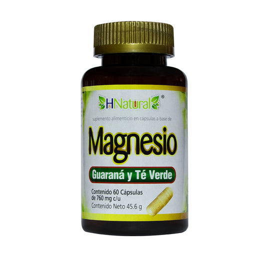 CITRATO DE MAGNESIO 60 cápsulas de 760 Mg C/U.